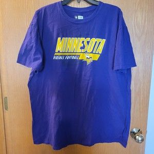 NFL Team Apparel Minnesota Vikings T-Shirt Size 2XL